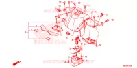 CACHE CENTRAL pour Honda NC 750 POLICE de 2015