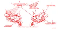 AUTOCOLLANTS pour Honda NC 750 POLICE de 2015