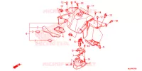 CACHE CENTRAL pour Honda NC 750 POLICE de 2015