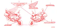 AUTOCOLLANTS pour Honda NC 750 POLICE de 2015