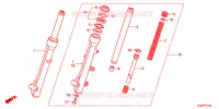 FOURCHE pour Honda VISION 50 R de 2014