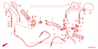 LEVIER DE GUIDON   CABLE   COMMODO pour Honda VISION 50 R de 2014