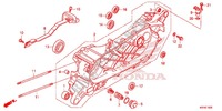 CARTER DE VILEBREQUIN GAUCHE pour Honda SH 125 ABS D SPECIAL 4E de 2014
