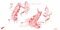 CLIGNOTANT AVANT pour Honda SH 125 ABS D SPECIAL 5ED de 2014