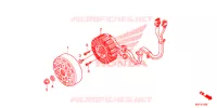 ROTOR   STATOR pour Honda SH 125 ABS D SPORTY SPECIAL 5ED de 2015