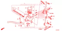 MAITRE CYLINDRE DE FREIN AVANT (ABS) pour Honda SH 125 ABS SPORTY SPECIAL 3ED de 2015