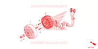 ROTOR   STATOR pour Honda SH 125 SPORTY de 2014