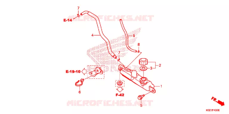 VASE D'EXPANSION Honda SCOOTER 150 SH 2014  SH150ADE