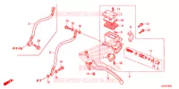 MAITRE CYLINDRE DE FREIN ARRIERE pour Honda SH 150 ABS SPECIAL 3ED de 2014