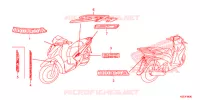 AUTOCOLLANTS pour Honda SH 150 ABS SPECIAL 4E de 2014