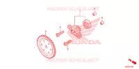 POMPE A HUILE pour Honda SH 150 D SPECIAL 4E de 2014