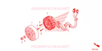 ROTOR   STATOR pour Honda SH 150 D SPECIAL 4E de 2014