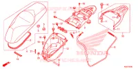 SELLE   COFFRE pour Honda SH 150 D SPECIAL 5ED de 2014