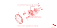 POMPE A HUILE pour Honda SH 150 SPORTY SPECIAL 4E de 2014