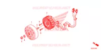 ROTOR   STATOR pour Honda SH 150 SPORTY SPECIAL 4E de 2014
