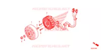 ROTOR   STATOR pour Honda SH 150 SPORTY SPECIAL 5ED de 2014