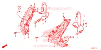 CLIGNOTANT AVANT pour Honda SH 150 SPORTY STANDARD de 2014