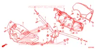 GUIDON   CARENAGE pour Honda SH 150 SPORTY STANDARD de 2014