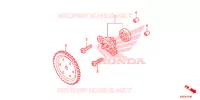 POMPE A HUILE pour Honda SH 150 SPORTY STANDARD de 2014