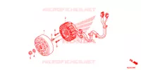 ROTOR   STATOR pour Honda SH 150 STANDARD de 2015