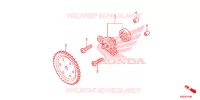 POMPE A HUILE pour Honda SH 150 SPORTY STANDARD de 2014