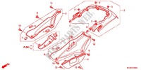 COUVERCLES LATERAUX   ARRIERES pour Honda PAN EUROPEAN 1300 ABS de 2017