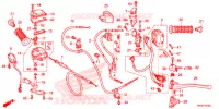 COMMODO   LEVIER   CABLE pour Honda FOURTRAX 420 RANCHER 4X4 DCT de 2015
