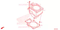 CYLINDRE pour Honda FOURTRAX 420 RANCHER 4X4 DCT de 2015