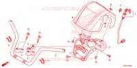 GUIDON pour Honda FOURTRAX 420 RANCHER 4X4 DCT de 2015