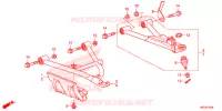TRIANGLES AVANT pour Honda FOURTRAX 420 RANCHER 4X4 ES RED de 2014