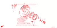 ROUE ARRIERE pour Honda FOURTRAX 420 RANCHER 4X4 Manual Shift de 2015
