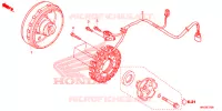 ALTERNATEUR pour Honda FOURTRAX 500 FOREMAN 4X4 Electric Shift, Power Steering Red de 2014