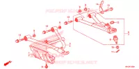 TRIANGLES AVANT pour Honda FOURTRAX 500 FOREMAN 4X4 RED de 2014