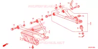 TRIANGLES AVANT pour Honda FOURTRAX 500 FOREMAN 4X4 Power Steering, CAMO de 2014