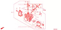 CORPS DE PAPILLON pour Honda TRX 700 XX de 2009