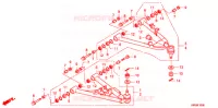 TRIANGLES AVANT pour Honda TRX 700 XX de 2009
