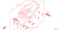 SELLE pour Honda CROSSTOURER 1200 ABS TITANIUM de 2014