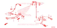PEDALE pour Honda CROSSTOURER 1200 ABS de 2014