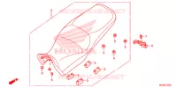 SELLE pour Honda CROSSTOURER 1200 ABS de 2014