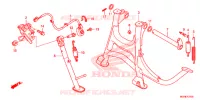 BEQUILLE pour Honda CROSSTOURER 1200 L de 2014