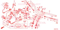 GUIDON   TE DE FOURCHE pour Honda CROSSTOURER 1200 L de 2014