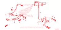 PEDALE pour Honda CROSSTOURER 1200 L de 2014