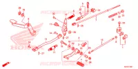 PEDALE (VT750S) pour Honda VT 750 S de 2014