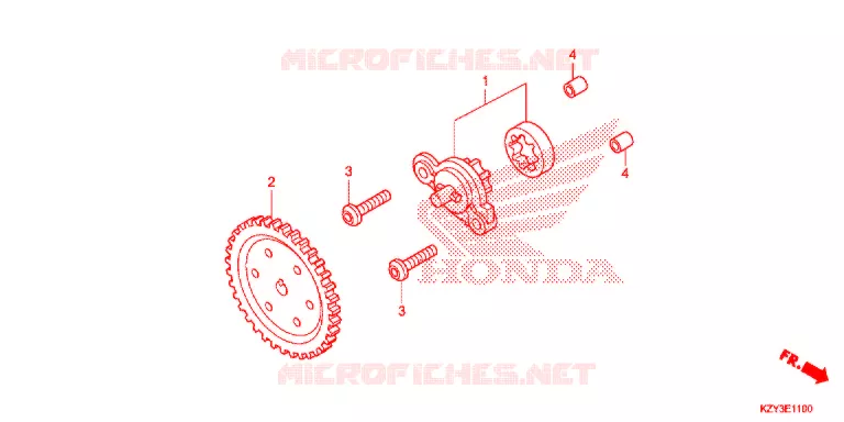 POMPE A HUILE Honda SCOOTER 150 PCX 2013  WW150D