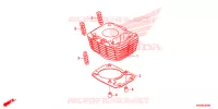 CYLINDRE pour Honda XL 125, Kick starter only -2DK- de 2012