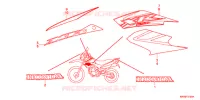 AUTOCOLLANTS pour Honda XR 125 L ARRANQUE ELÉCTRICO 3LA de 2011