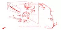 MAITRE CYLINDRE DE FREIN AVANT pour Honda XR 125 L ARRANQUE ELÉCTRICO de 2011