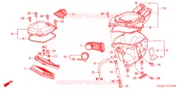 FILTRE A AIR pour Honda XR 125 L Electric start + Kick start de 2011
