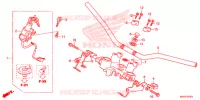 GUIDON   TE DE FOURCHE pour Honda XR 125 L Electric start + Kick start de 2017