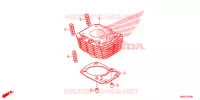 CYLINDRE pour Honda XR 125 L Electric start + Kick start de 2014
